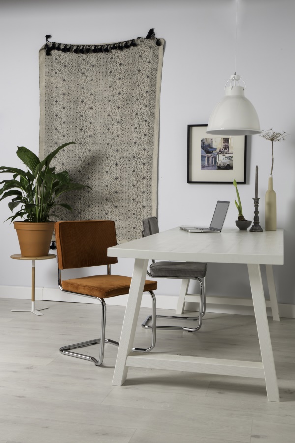 Стул Ridge Kink Rib оранжевый Zuiver 1100057 - Вид №3