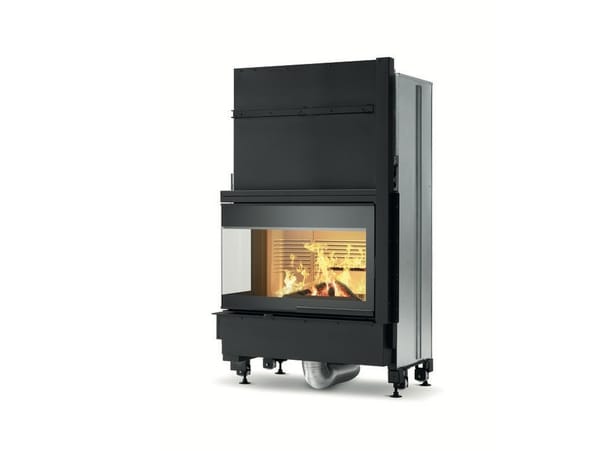 Угловой дровяной камин класса A+ PALAZZETTI Ecomonoblocco ARCH-00141218