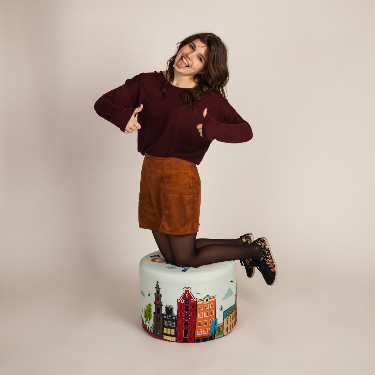 042428 Пуф Amsterdam Mr Pouf The city Santreyd  - Вид №1