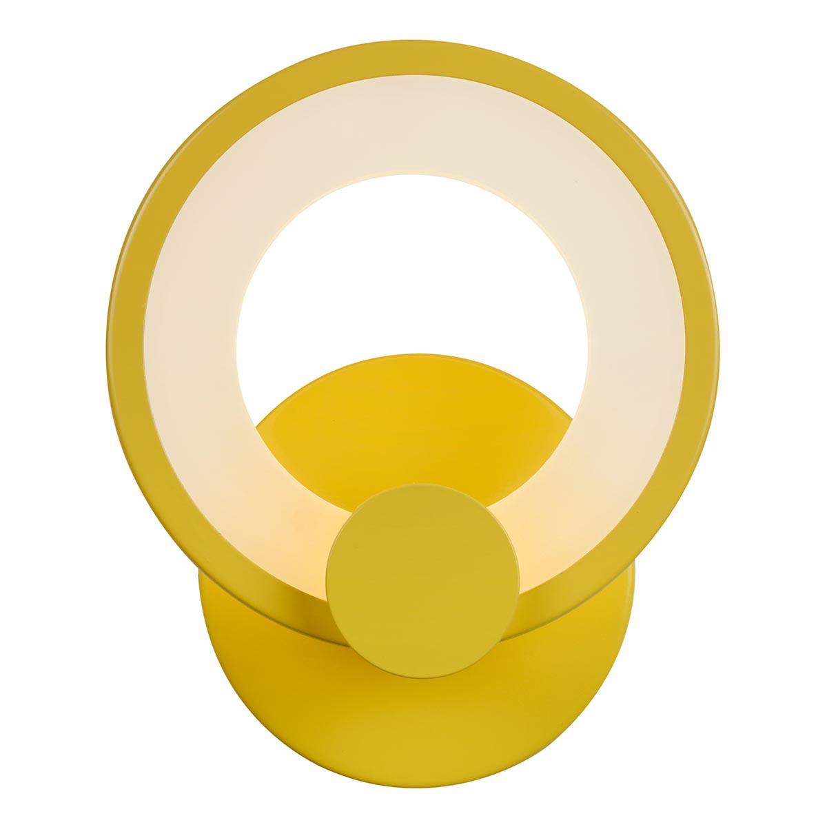 Бра настенное желтое iLedex Ring Yellow A001/1 ILEDEX RING 00-3930854 Желтый - Вид №1
