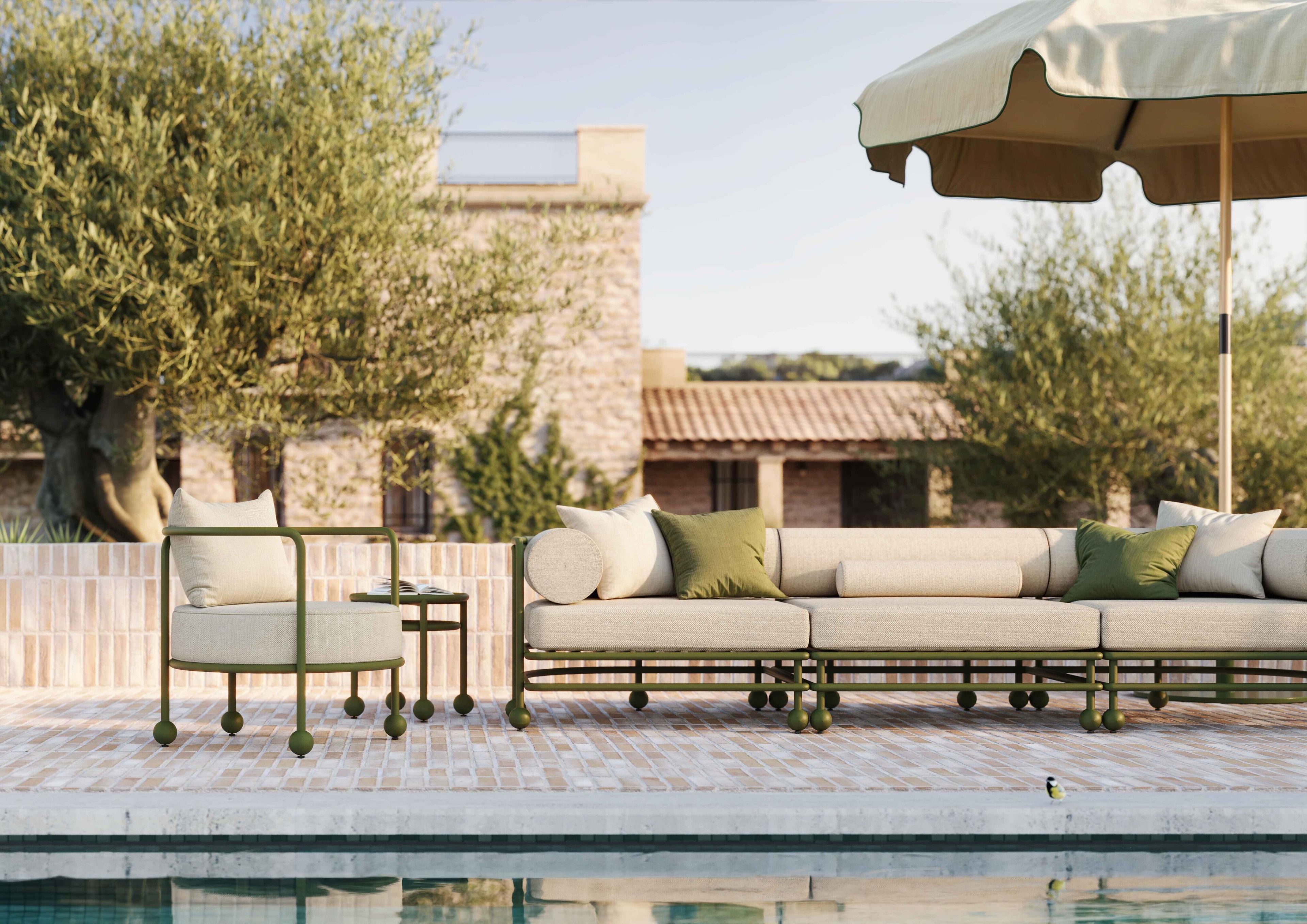 Алюминиевое угловое садовое кресло FJAKA Lento ARCH-00131579 - Вид №4