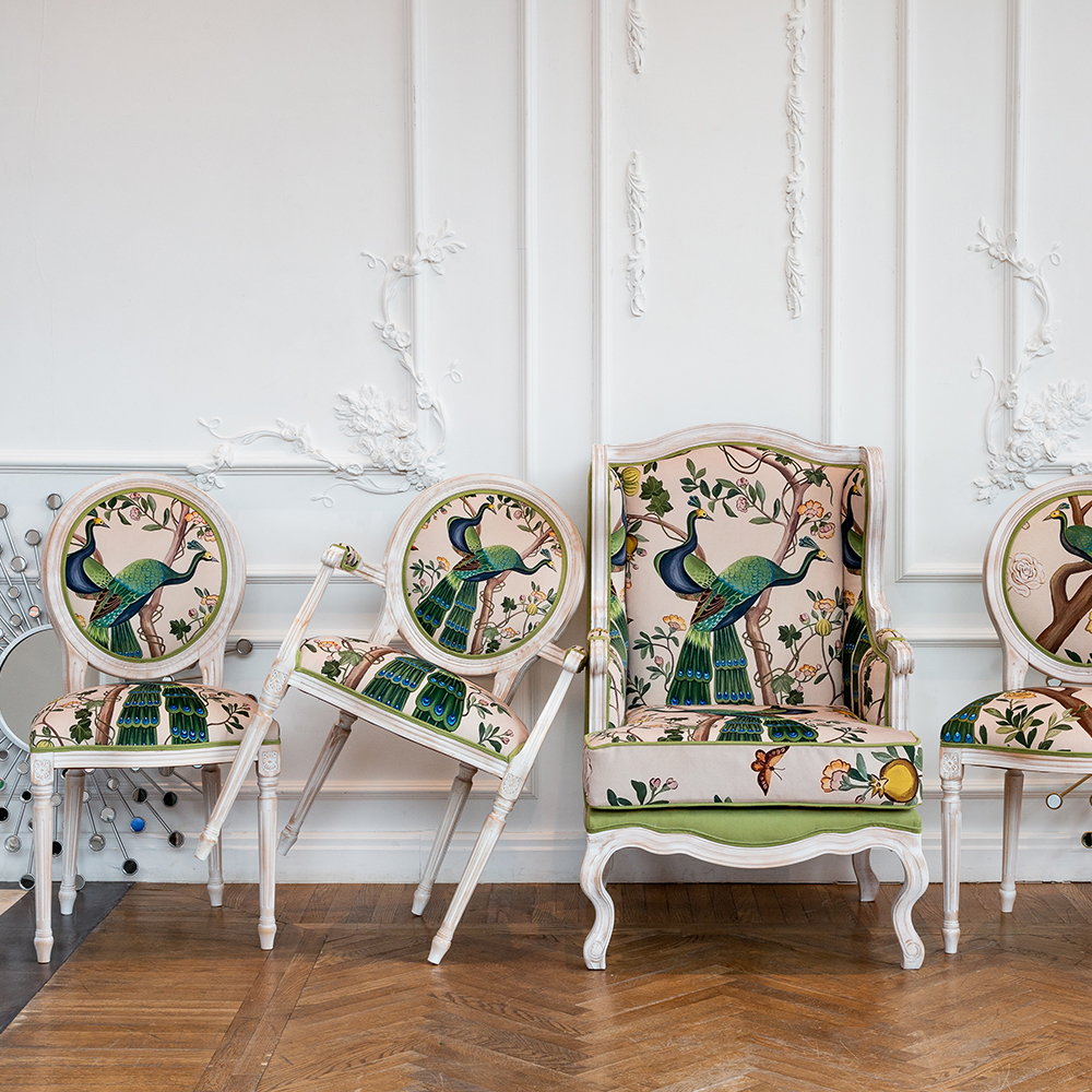 21060750 Полукресло «Индокитайский зелёный павлин» Object Desire  - Вид №4