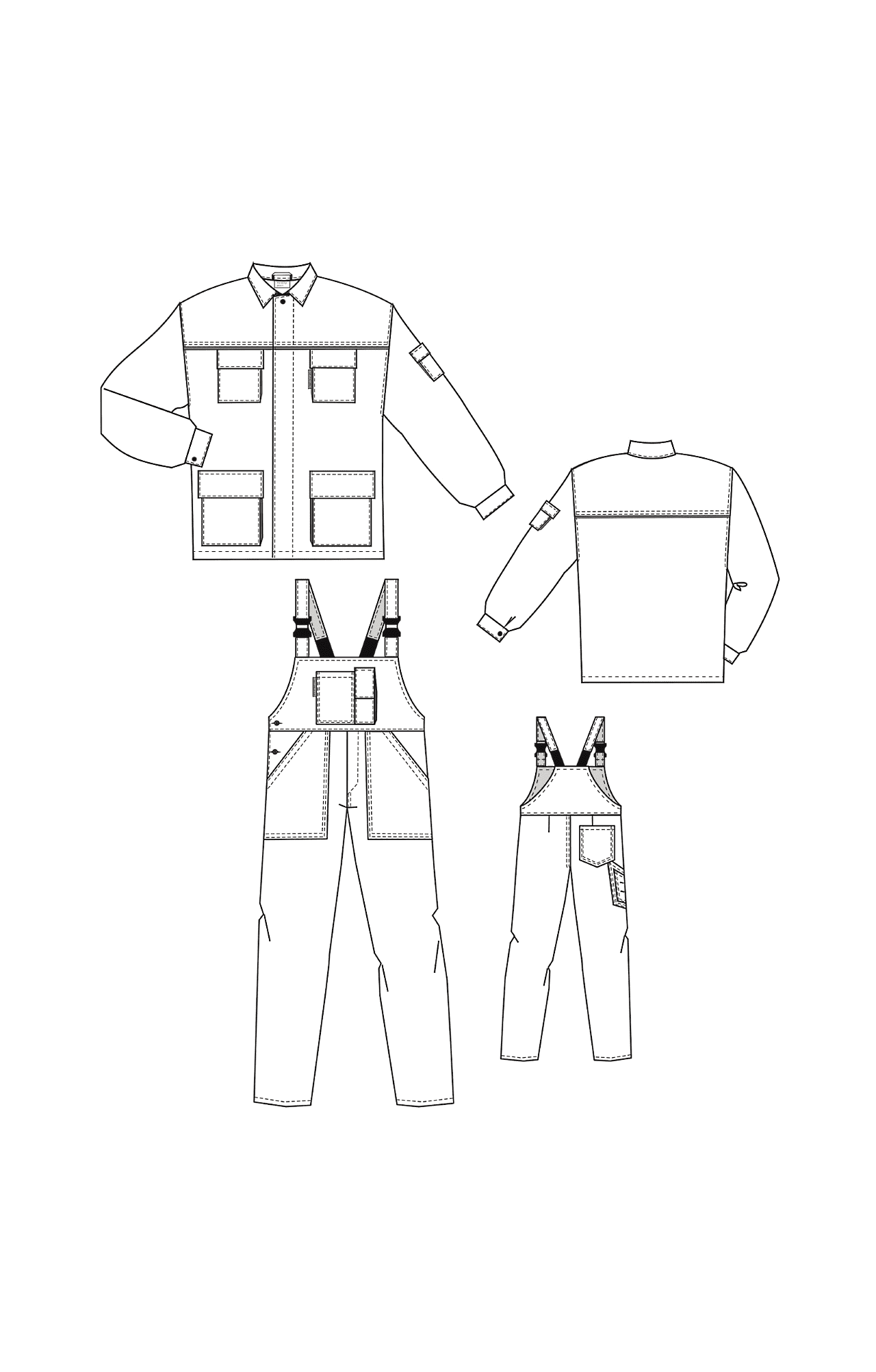 65503 Костюм "Эксперт-2" зеленый  Летняя спецодежда  размер 60-62/182-188  - Вид №6