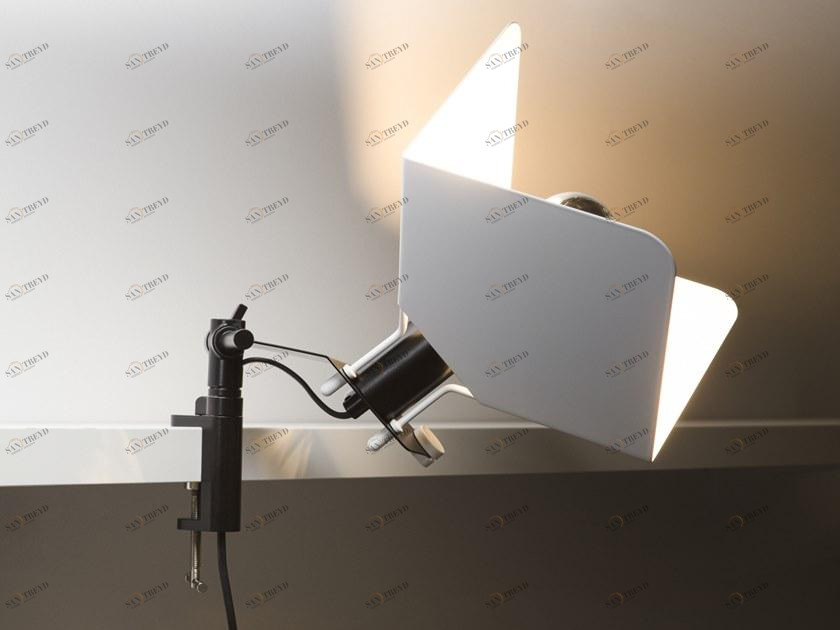 Stilnovo Настольная лампа из железа с зажимом Triedro sun-id-1458705