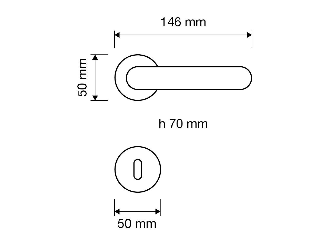 Латунная ручка с насадкой LINEA CALI' Cavity ARCH-00015845 - Вид №1