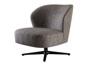 Тканевое вращающееся кресло