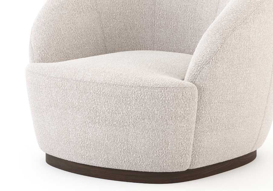 Мягкое кресло из микрофибры и бархата с подлокотниками Stylish Club клуб ARCH-00136825 - Вид №4