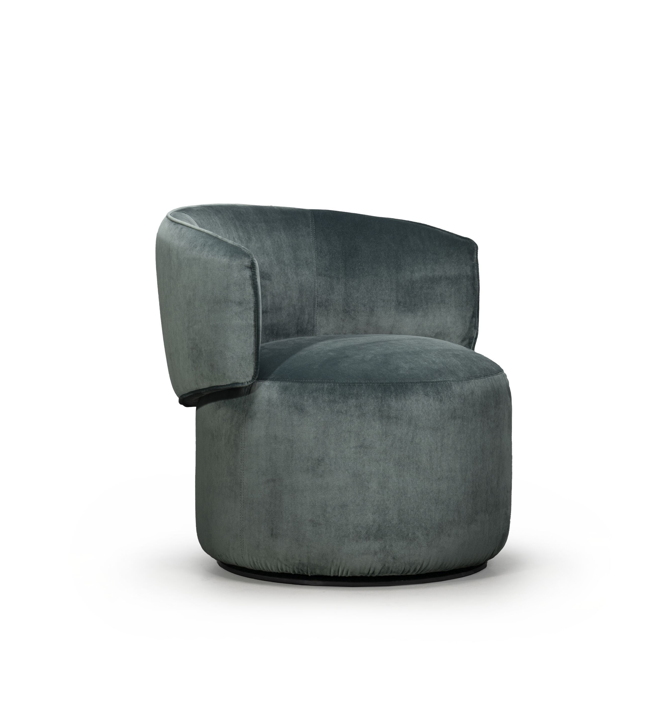 Бархатное вращающееся кресло с подлокотниками Piet Boon Джейн ARCH-00031736 - Вид №1
