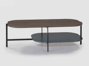 Низкий журнальный столик с журнальной стойкой