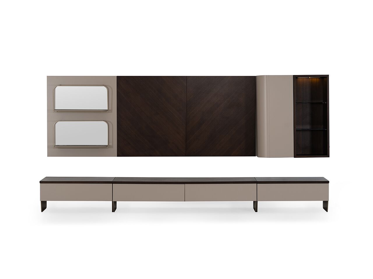 Деревянный шкаф для телевизора с ящиками NDESIGN Тони ARCH-00025214 - Вид №1