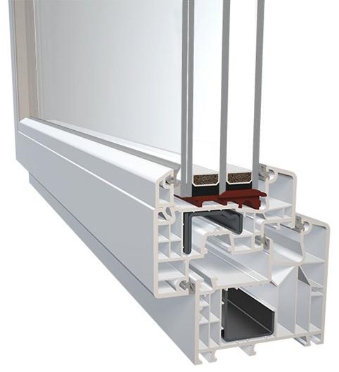 Diquigiovanni Окно ПВХ с тройным остеклением Dqg 85 sun-id-1361677 - Вид №1