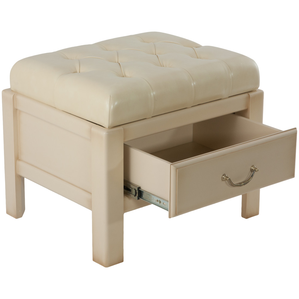 11099 Банкетка Лотос 4 Айвори Ваниль BOGACHO 4627138157626 - Вид №1