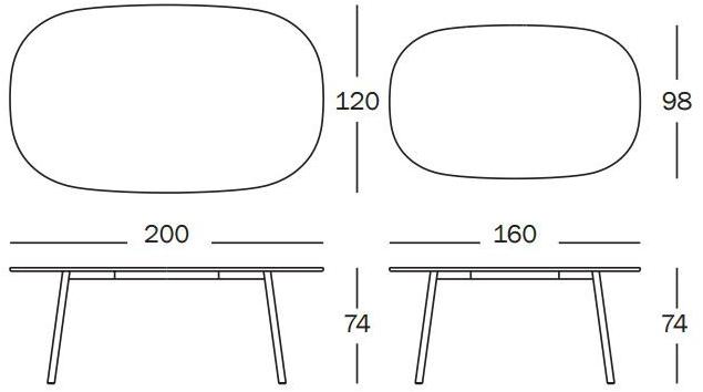 Magis Овальный стол в hpl Dejà-vu sun-id-1476610 - Вид №1