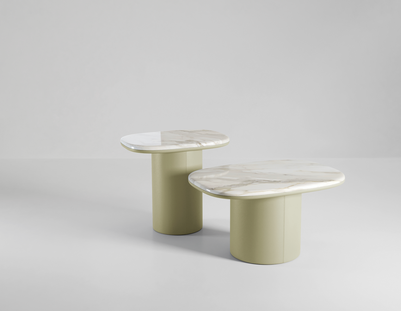 Gemini Soft Hex Minor Кофейный столик с мраморной столешницей Standard Secolo  - Вид №1
