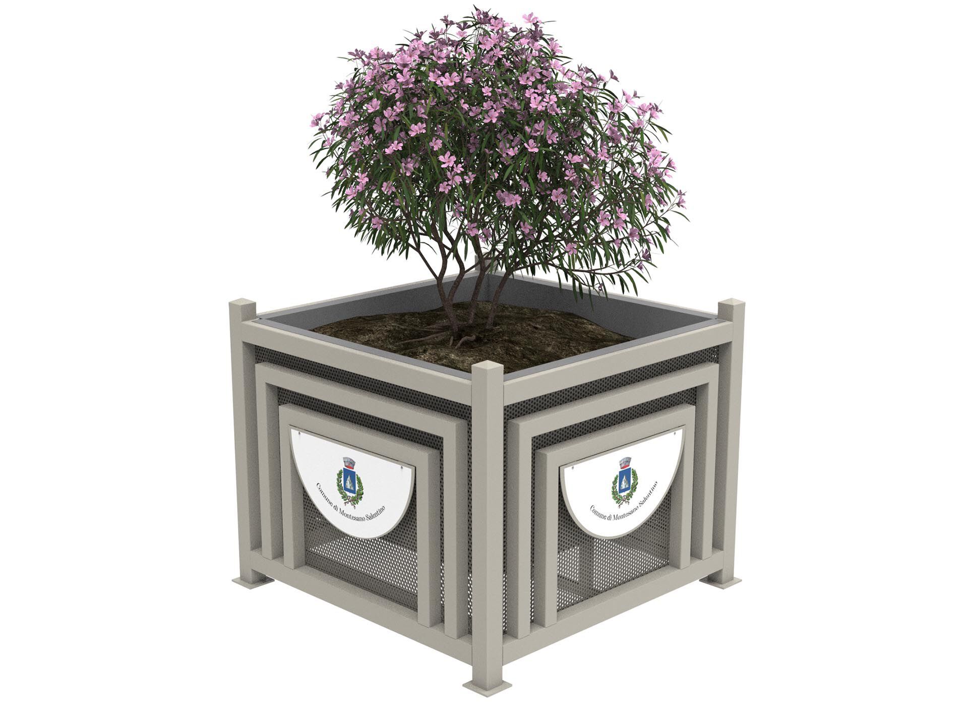 Плантатор для общественных мест с табличкой Lazzari Макинтош ARCH-00073388 - Вид №6