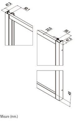 Samo Душевая ниша с двумя складными дверцами Eccelsa sun-id-1489147 - Вид №3