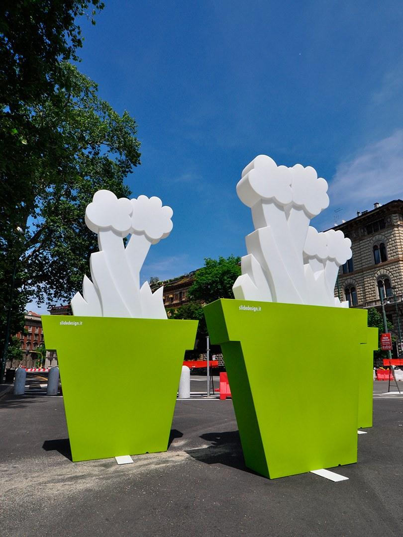 SLIDE Светящаяся перегородка для сада из полиэтилена sun-id-1457750 - Вид №1