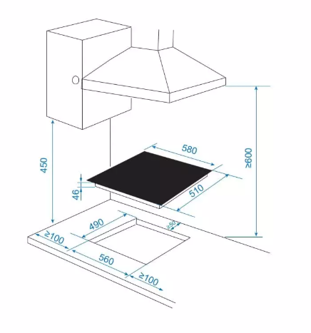 9240361 Электрическая варочная поверхность Candy CHXC64ТDB STDN-0109444 - Вид №8