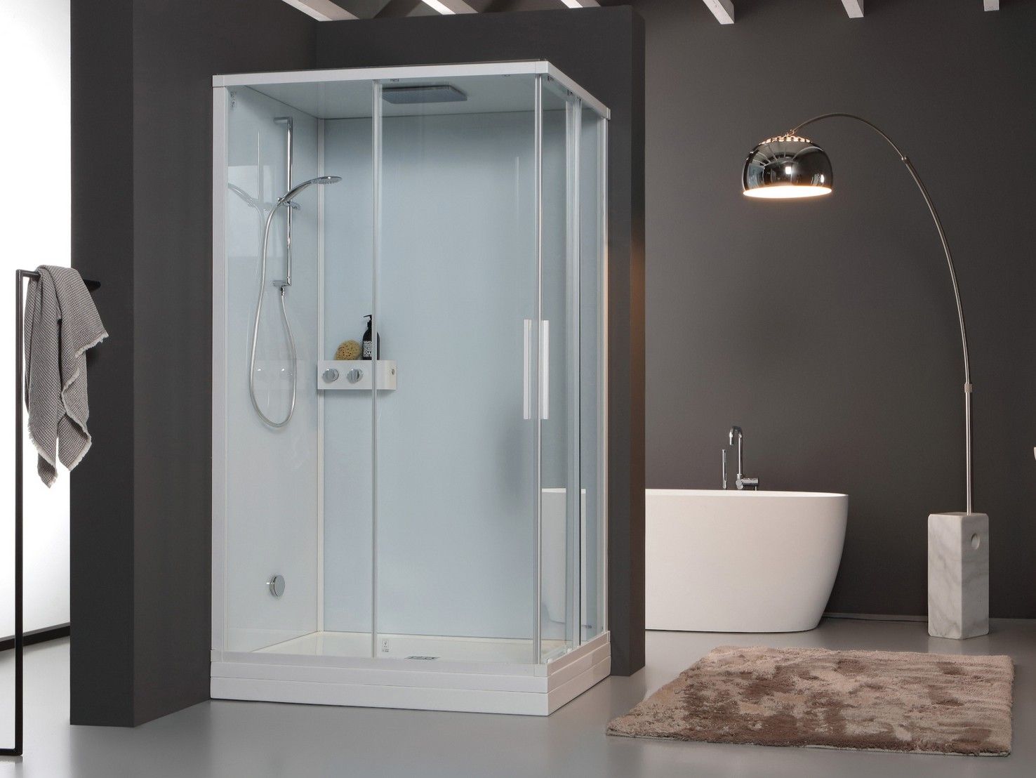 Прямоугольная многофункциональная душевая кабина с раздвижной дверью Kinedo K750 ARCH-00098511