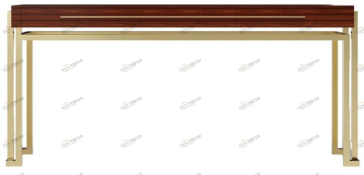 Jetclass Прямоугольная консоль из стали и дерева Jazz Jjz230 (a)