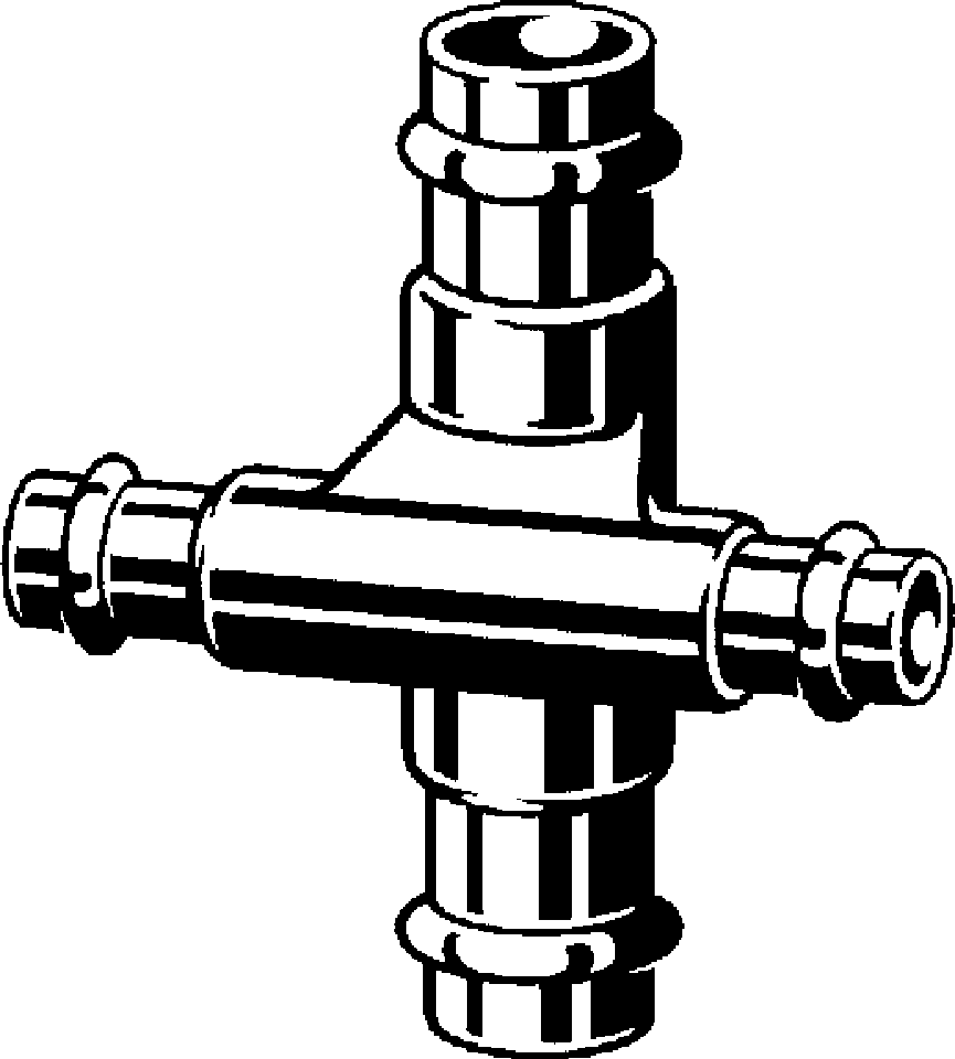 323 363 Модель 2248 Трубопроводные системы  Profipress  Коллекторы, крестовины Santreyd  - Вид №1