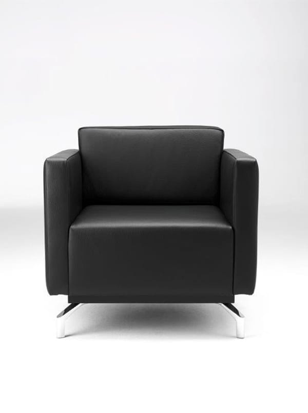 Кожаное кресло с подлокотниками Spiegels .karlo ARCH-00128200 - Вид №1