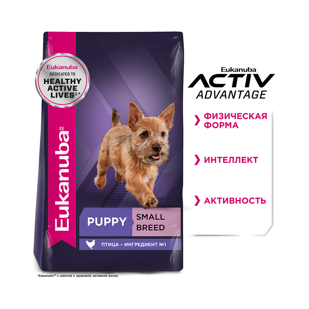 ПР0033545 Корм для щенков для мелких пород сух. 3кг Eukanuba  - Вид №5