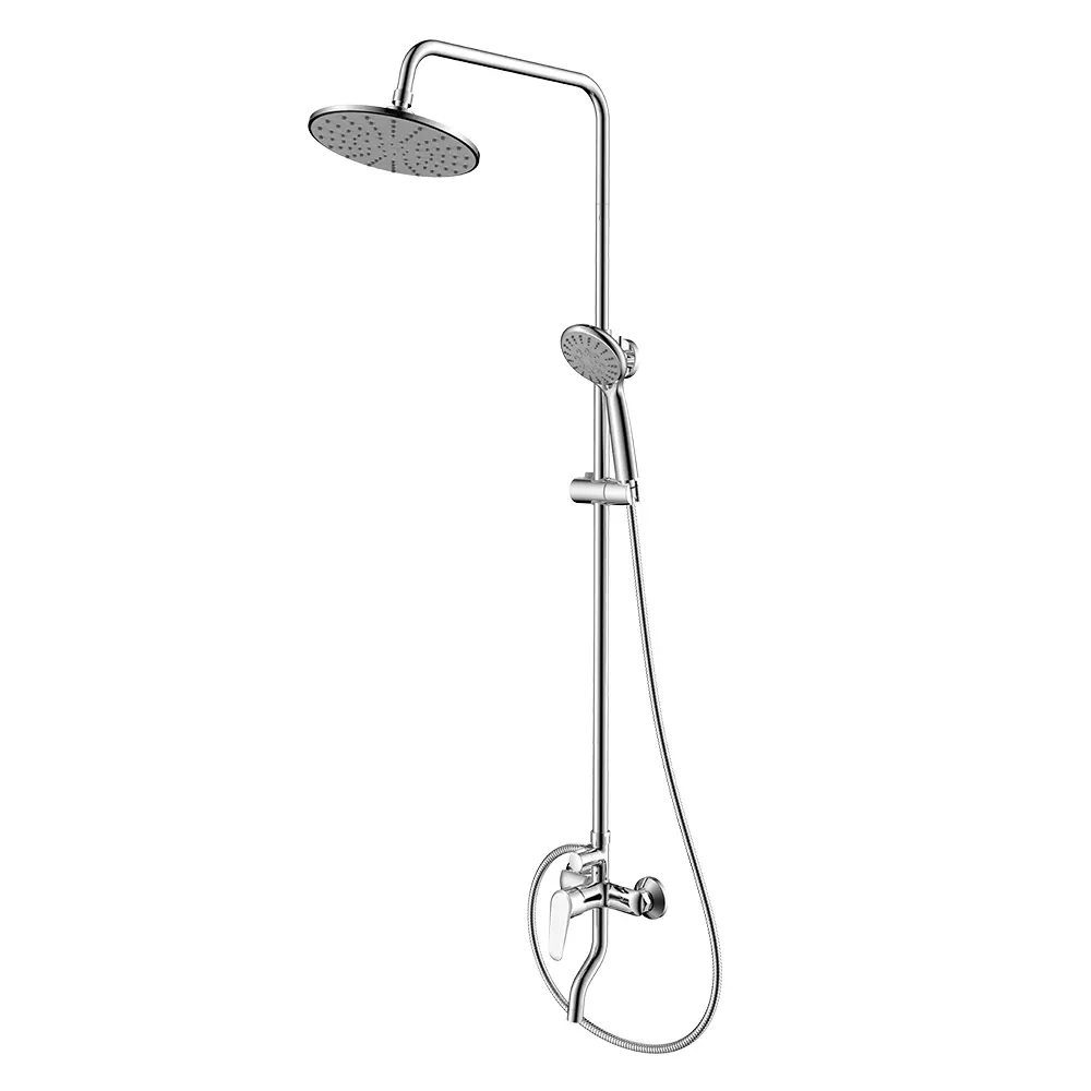 Душевая стойка Dorff с тропическим душем и хромированной отделкой 87812815 STLM-1382276