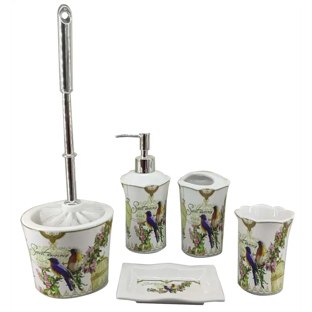 Стакан для зубных щёток настольный Vidage Птички STLM-2105525 - Вид №1