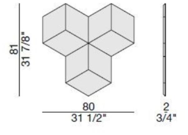 Porada Зеркало для холла Eighteen sun-id-1370429 - Вид №3