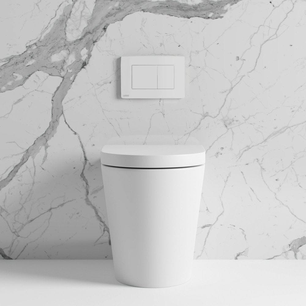 Керамический напольный туалет с пластиной и сливной кассетой LUSSO без ARCH-00145298 - Вид №22