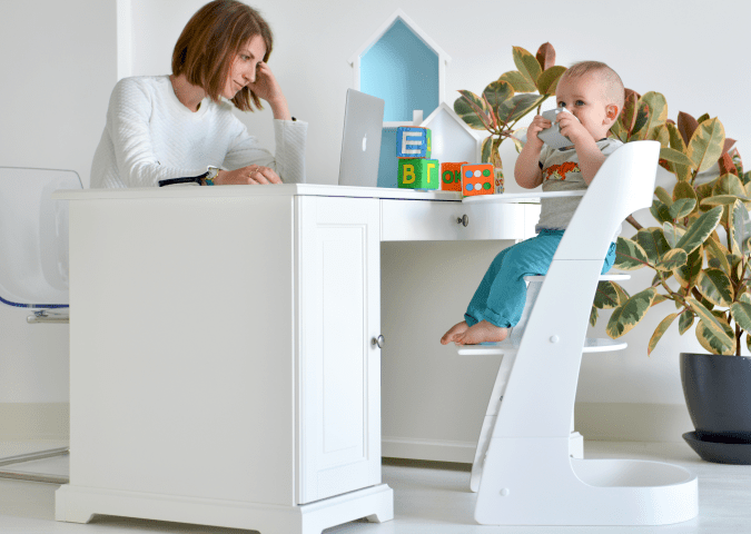 Стульчик-трансформер белый Chair ELLIPSE ELLIPSECHAIR 257703 Белый Santreyd  - Вид №3