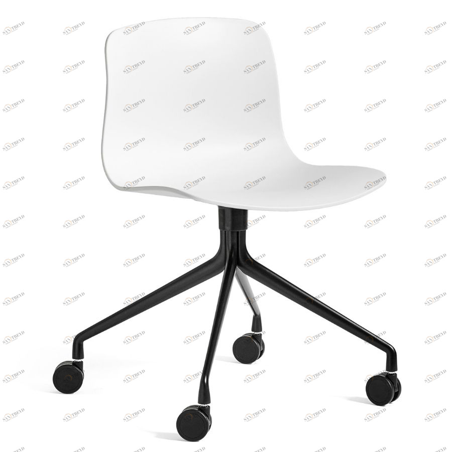 Стул AAC14, белый с черным основанием Hay 214001