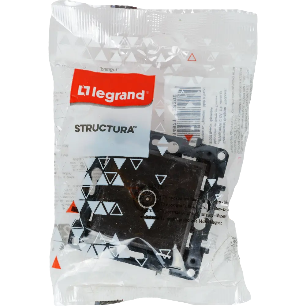 Проходная ТВ-розетка Legrand Structura магнезиум для последовательного подключения 82064633 STLM-0018622 - Вид №6