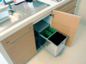 Würth Кухонный контейнер из нержавеющей стали для раздельного сбора мусора Sistema di smistamento rifiuti 0683720138