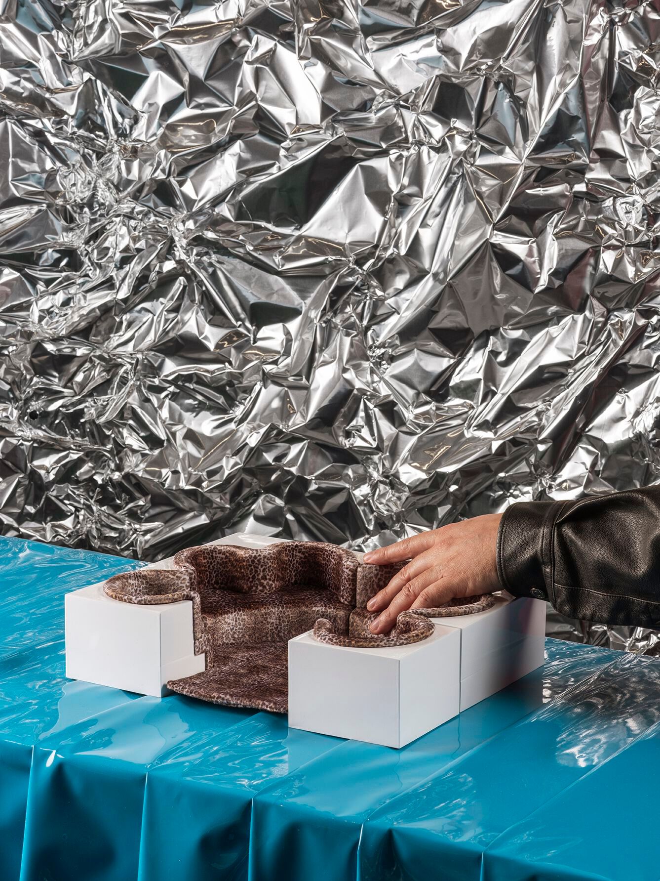 Миниатюрный искусственный мех и стекловолокно Poltronova Safari ARCH-00103585 - Вид №1