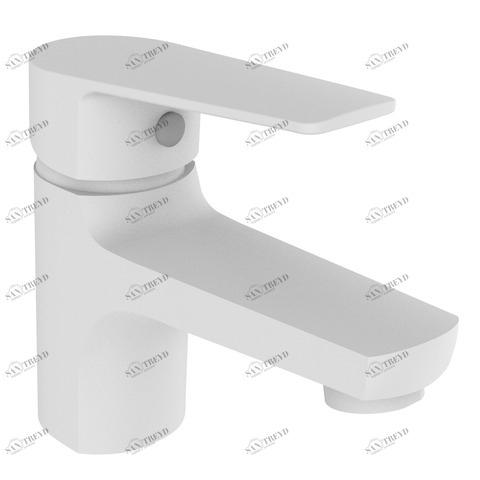 Orange Loop M26-021W однозахватный смеситель для раковины без донного клапана. Цвет: белый бронза sun-id-1517314