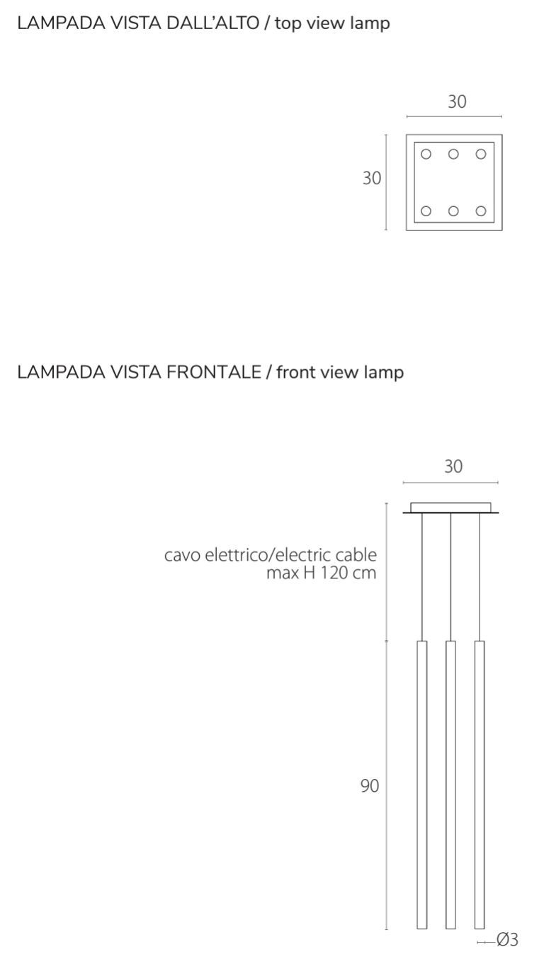 Окрашенный металлический подвесной светильник RIFLESSI стилус ARCH-00129525 - Вид №2