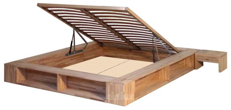 Cinius Двуспальная контейнерная кровать из дерева татами sun-id-1392944 - Вид №1