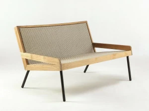 Ethimo 2-х местный диван из тика и полипропиленовой веревки Allaperto