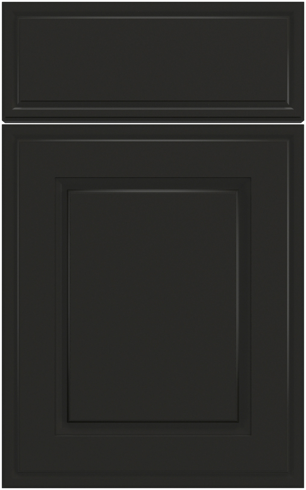 Фасады для кухни Классика Фрезеровка «Бостон» Черный грифельный №300 SIDAK SIST212-10424