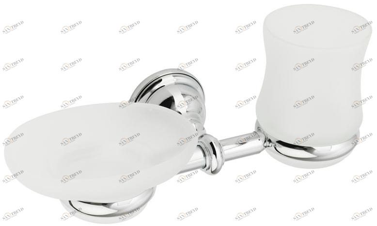 Stilhaus Подставка для мыльницы / зубной щетки из матового стекла Elite Stil Haus sun-id-1450092