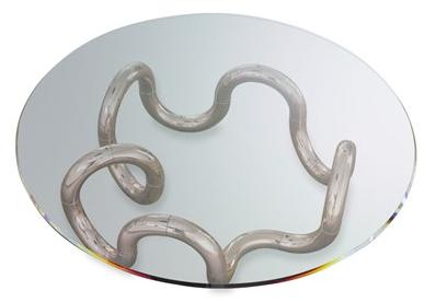 Reflex Круглый стеклянный журнальный столик Aenigma sun-id-1440531 - Вид №1