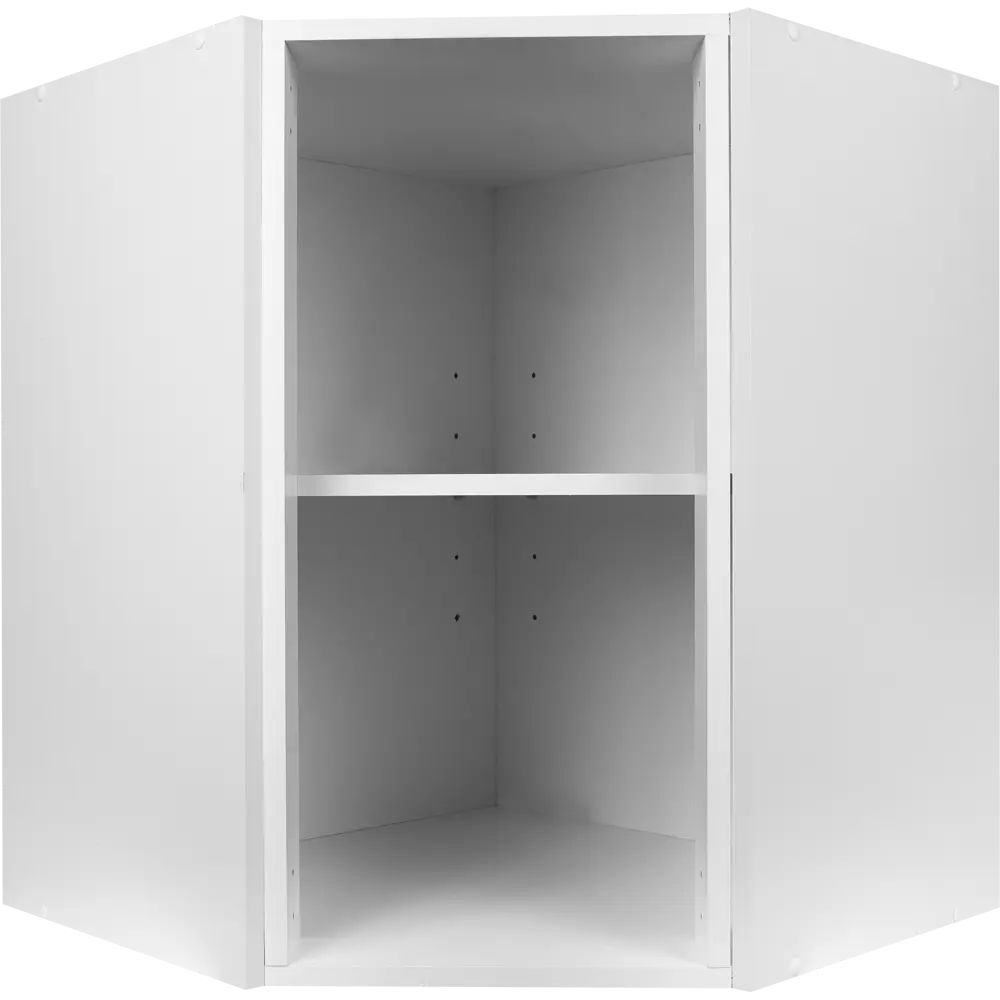 Каркас навесной угловой 60x70x60 см, ЛДСП, цвет белый DELINIA STLM-2046917 - Вид №1