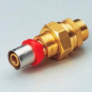 Муфта с американкой НР 16х3/4" пресс TIEMME