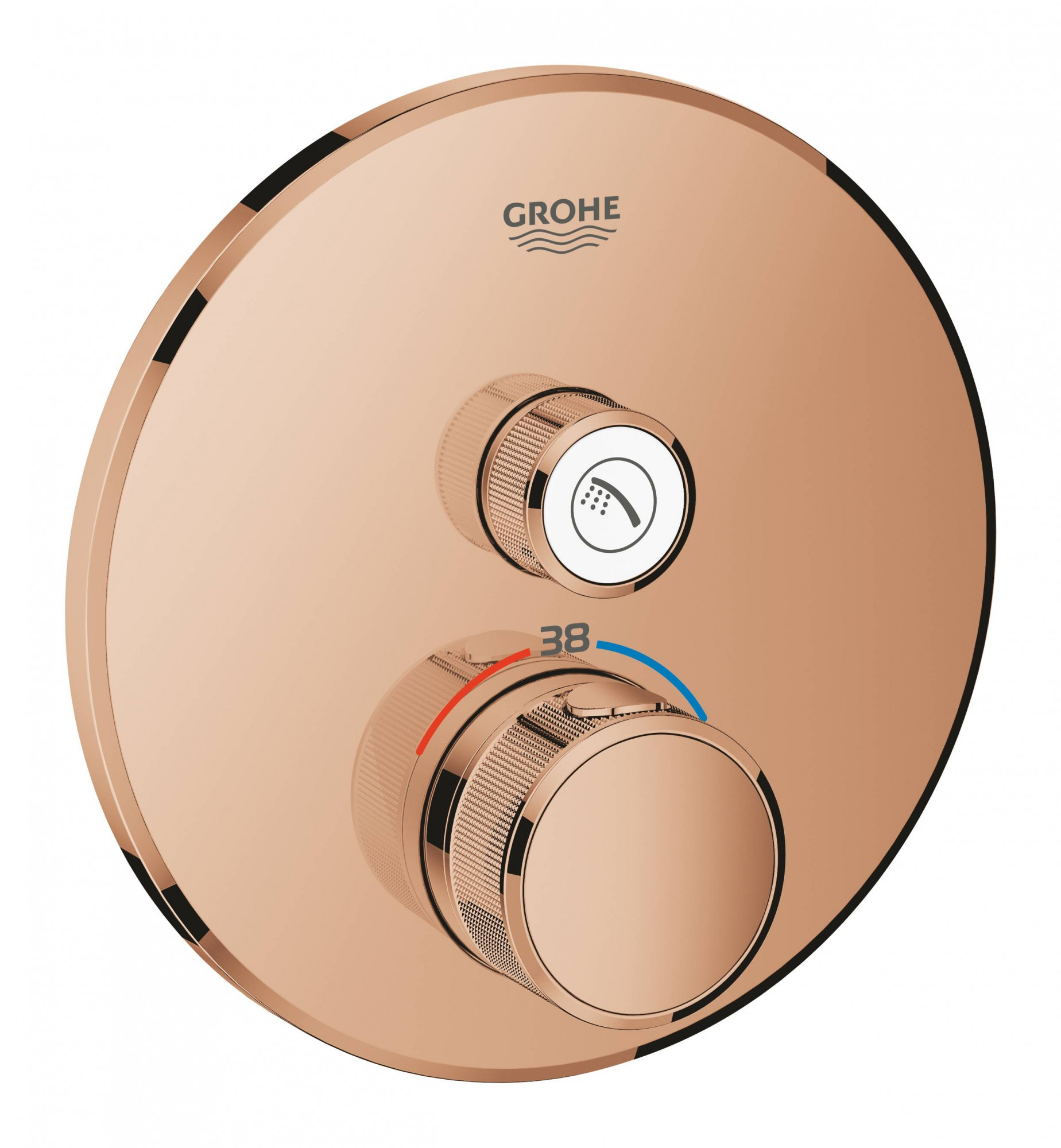 Термостат GROHE Grohtherm SmartControl для встраиваемого монтажа на 1 выход, внешняя часть, теплый закат (29118DA0)