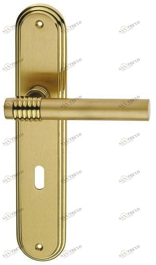 Pasini Ручка из латуни на пластине с накладкой Mistral 3080