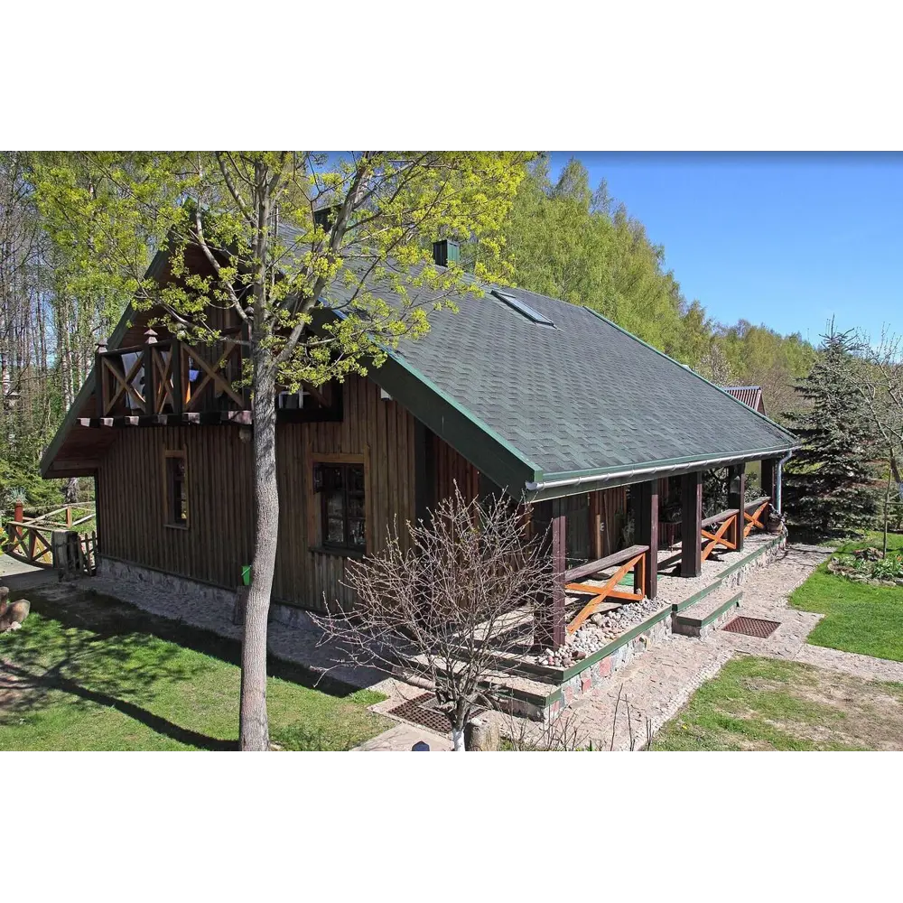 Гибкая черепица Mida Аккорд зеленый 3 м² 15569339 STLM-2064970 ТЕХНОНИКОЛЬ - Вид №4