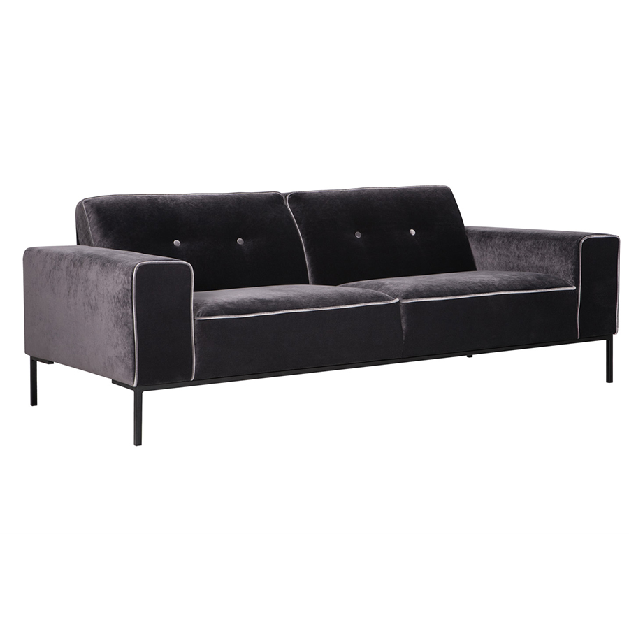 Трехместный диван VILLE черный Sits S1706 - Вид №1