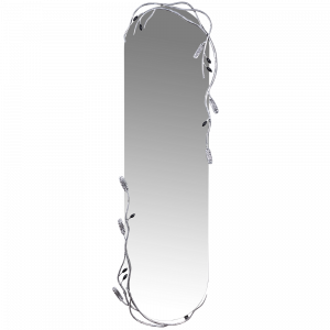 79050 Зеркало настенное Oliva Branch Айс Античное серебро BOGACHO